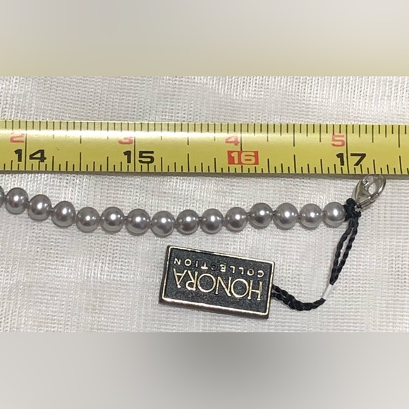 Honora Silver Pearl Necklace - Picture 9 of 9